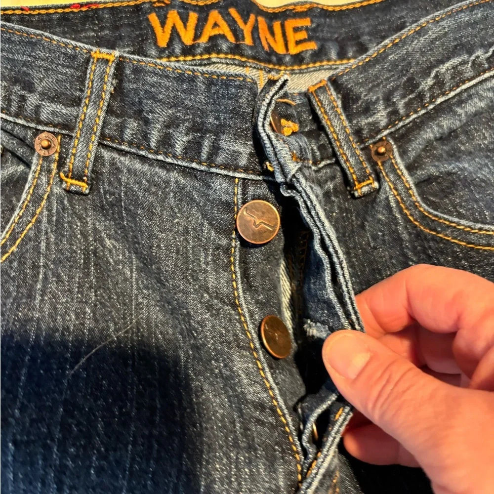 Kimes Ranch Men's Deep Blue Slim Jeans - Picture 4 of 15